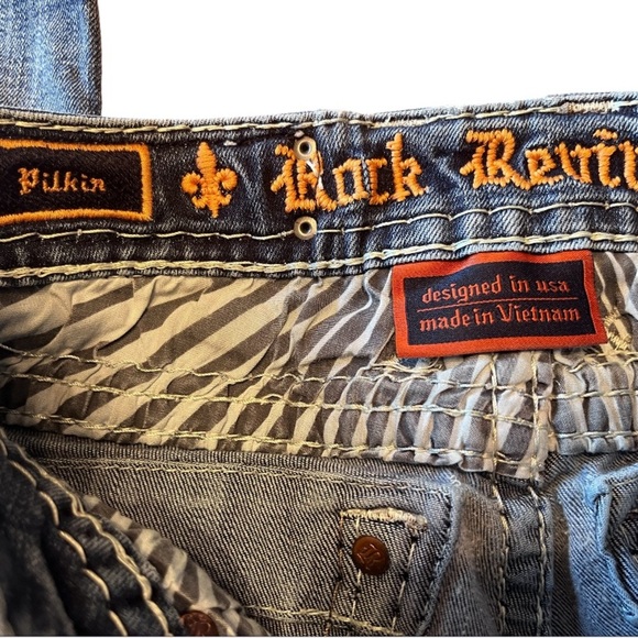 Rock Revival Pilkin Midrise Skinny Stretch Jeans Size 25 - Picture 12 of 14